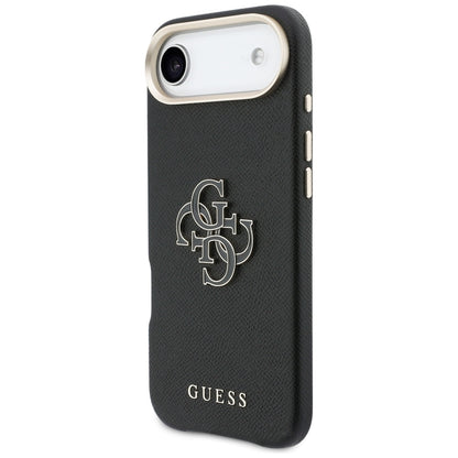 Deksel for Apple iPhone 17 Air, Guess, Resin Logo, Svart