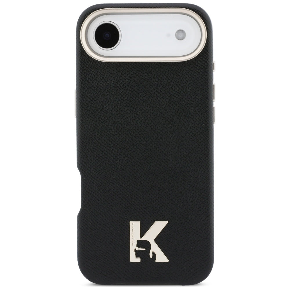 Deksel for Apple iPhone 17 Air, Karl Lagerfeld, Karl Head Logo, Svart