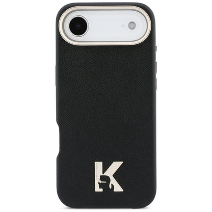 Deksel for Apple iPhone 17 Air, Karl Lagerfeld, Karl Head Logo, Svart