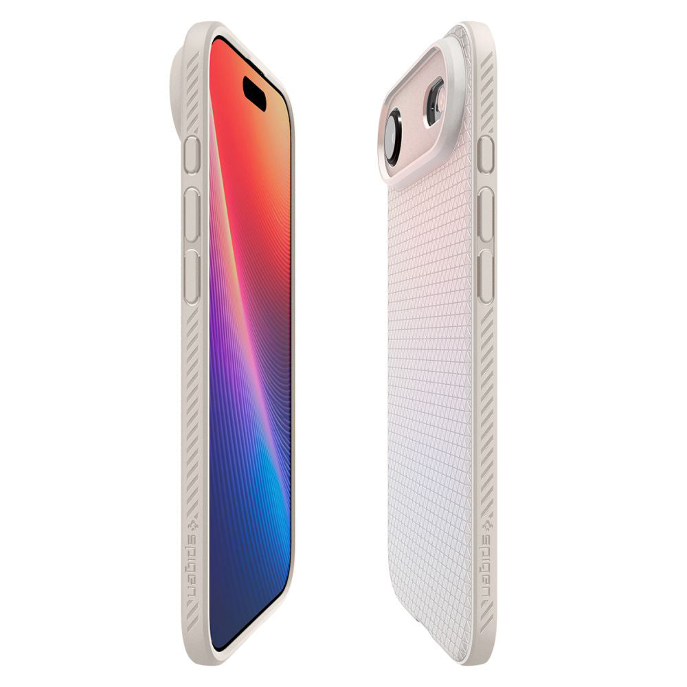 Deksel for Apple iPhone 17 Air, Spigen, Liquid Air, Beige