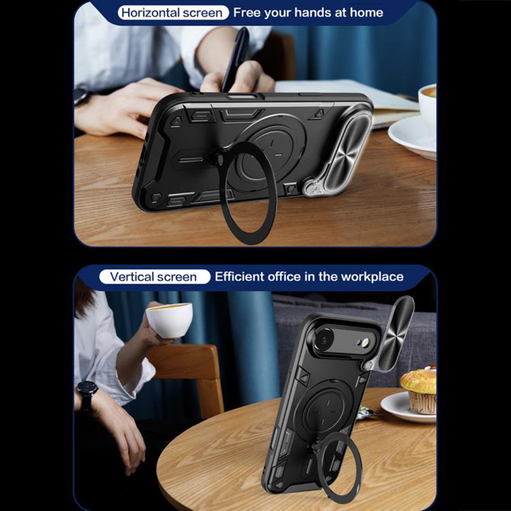 Deksel for Apple iPhone 17 Air, Techsuit, CamGuard Pro, Svart