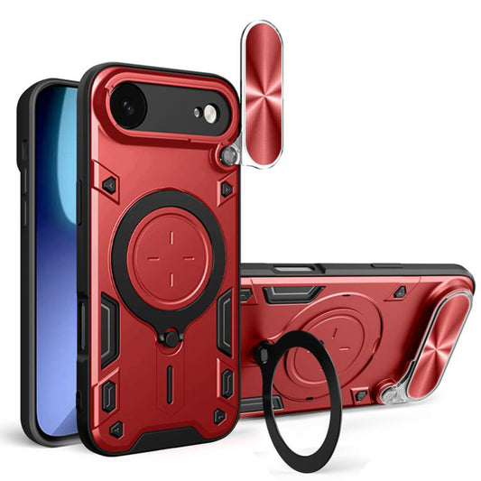 Deksel for Apple iPhone 17 Air, Techsuit, CamGuard Pro, Rød