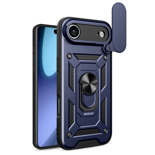 Deksel for Apple iPhone 17 Air, Techsuit, CamShield, Blå