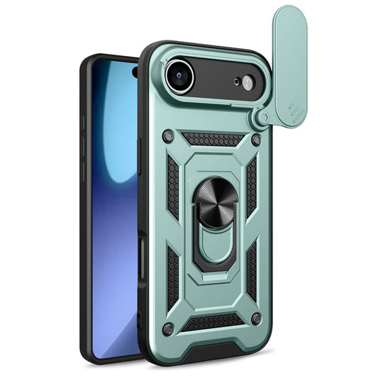 Deksel for Apple iPhone 17 Air, Techsuit, CamShield, Grønn