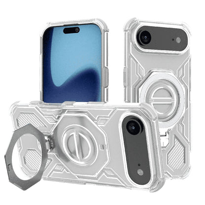 Deksel for Apple iPhone 17 Air, Techsuit, Carbon Shield Pro, Hvit