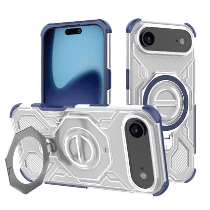 Deksel for Apple iPhone 17 Air, Techsuit, Carbon Shield Pro, Blå