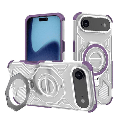 Deksel for Apple iPhone 17 Air, Techsuit, Carbon Shield Pro, Lilla