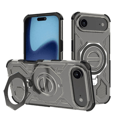 Deksel for Apple iPhone 17 Air, Techsuit, Carbon Shield Pro, Lys Svart