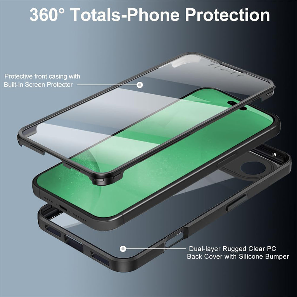 Deksel for Apple iPhone 17 Air, Techsuit, ColorVerse 360, Blå