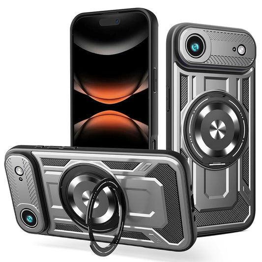 Deksel for Apple iPhone 17 Air, Techsuit, RuggedCam, Grå