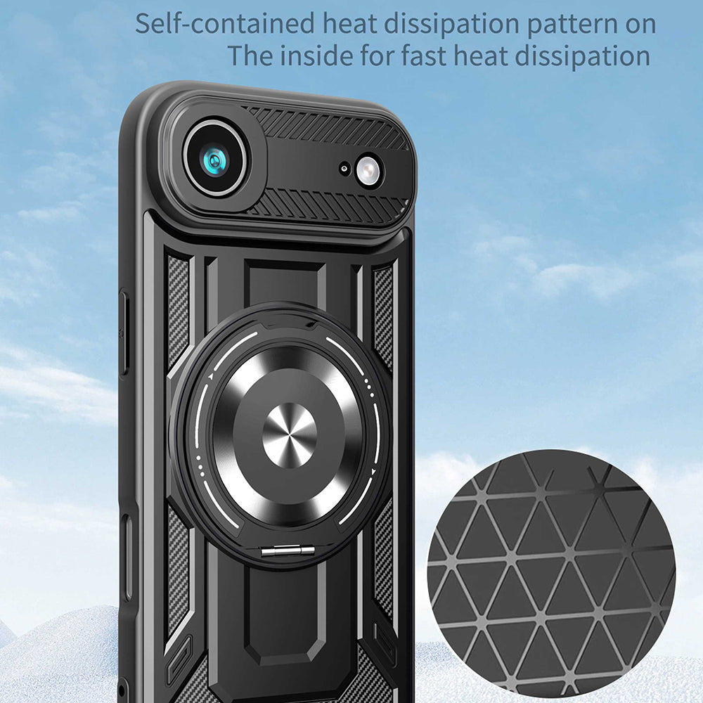 Deksel for Apple iPhone 17 Air, Techsuit, RuggedCam, Lilla