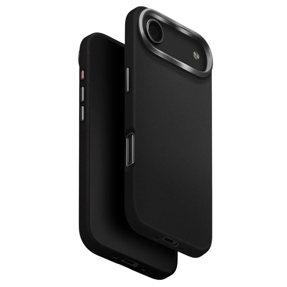 Deksel for Apple iPhone 17 Air, UNIQ, Lyden Leatherette, Svart