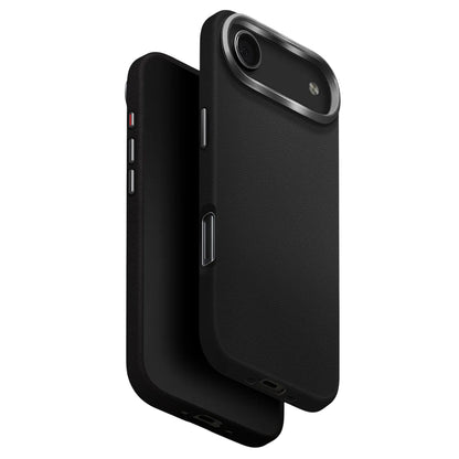 Deksel for Apple iPhone 17 Air, UNIQ, Lyden Leatherette, Svart