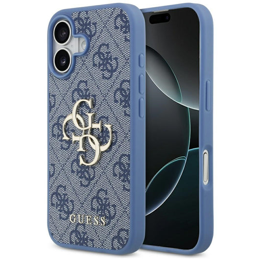 Deksel for Apple iPhone 17, Guess, 4G Big Logo, Blå