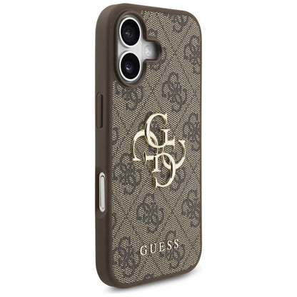 Deksel for Apple iPhone 17, Guess, 4G Big Logo, Brun