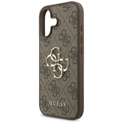 Deksel for Apple iPhone 17, Guess, 4G Big Logo, Brun