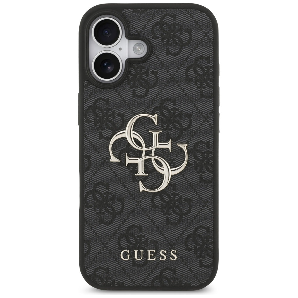 Deksel for Apple iPhone 17, Guess, 4G Big Logo, Svart