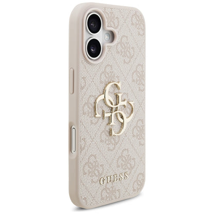 Deksel for Apple iPhone 17, Guess, 4G Big Logo, Rosa