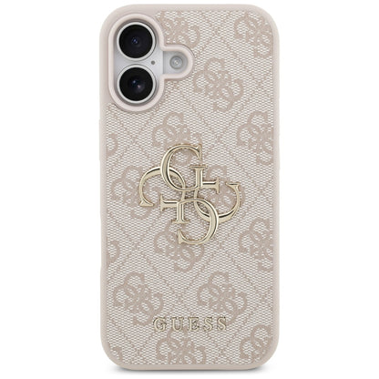 Deksel for Apple iPhone 17, Guess, 4G Big Logo, Rosa