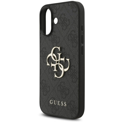 Deksel for Apple iPhone 17, Guess, 4G Classic Logo with Strap, Svart
