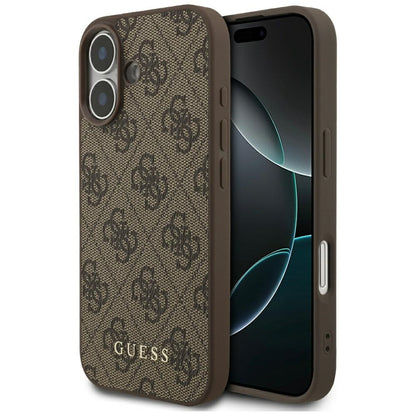 Deksel for Apple iPhone 17, Guess, 4G Classic, Brun