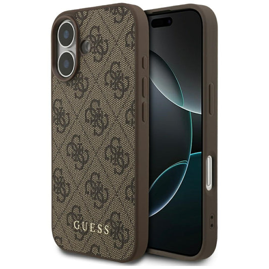 Deksel for Apple iPhone 17, Guess, 4G Classic, Brun