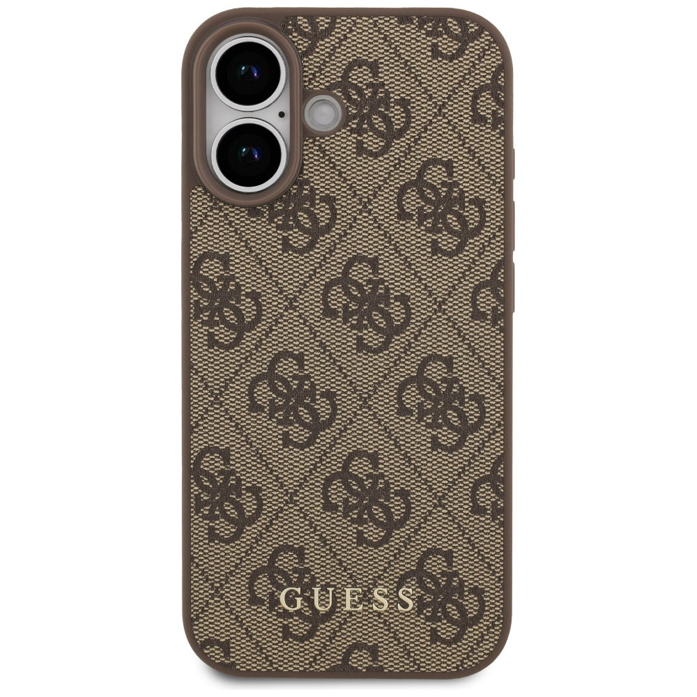 Deksel for Apple iPhone 17, Guess, 4G Classic, Brun