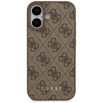 Deksel for Apple iPhone 17, Guess, 4G Classic, Brun