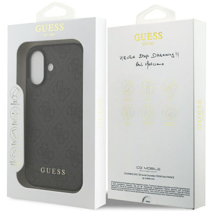 Deksel for Apple iPhone 17, Guess, 4G Classic, Svart