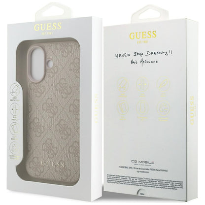 Deksel for Apple iPhone 17, Guess, 4G Classic, Rosa