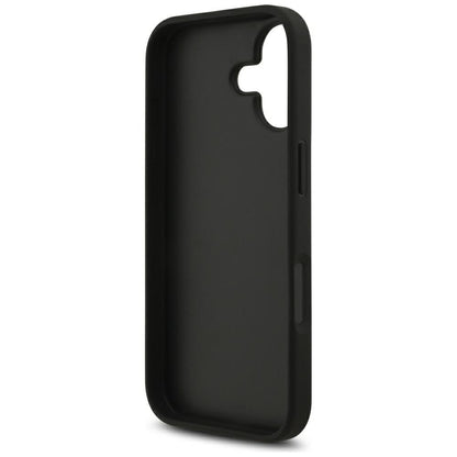 Deksel for Apple iPhone 17, Guess, 4G Grained Big and Classic Logo, Svart