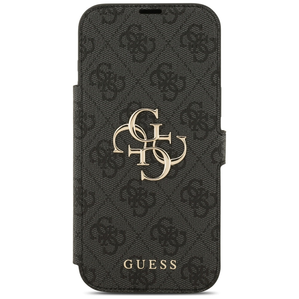 Deksel for Apple iPhone 17, Guess, 4G Metal Logo, Svart