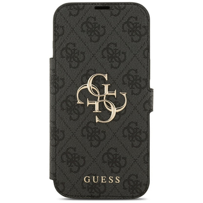 Deksel for Apple iPhone 17, Guess, 4G Metal Logo, Svart
