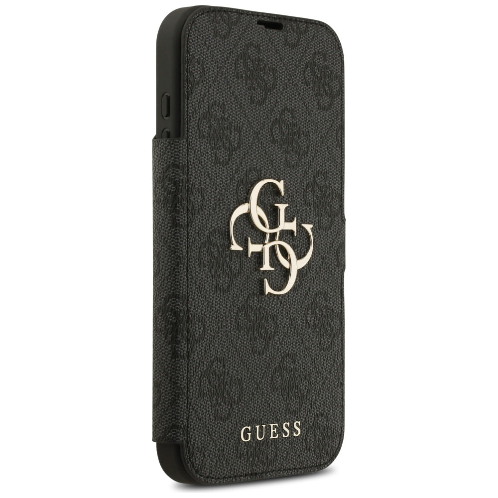Deksel for Apple iPhone 17, Guess, 4G Metal Logo, Svart