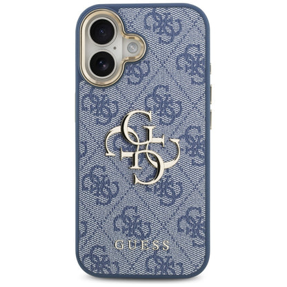 Deksel for Apple iPhone 17, Guess, Big 4G Logo Classic, Gullblå