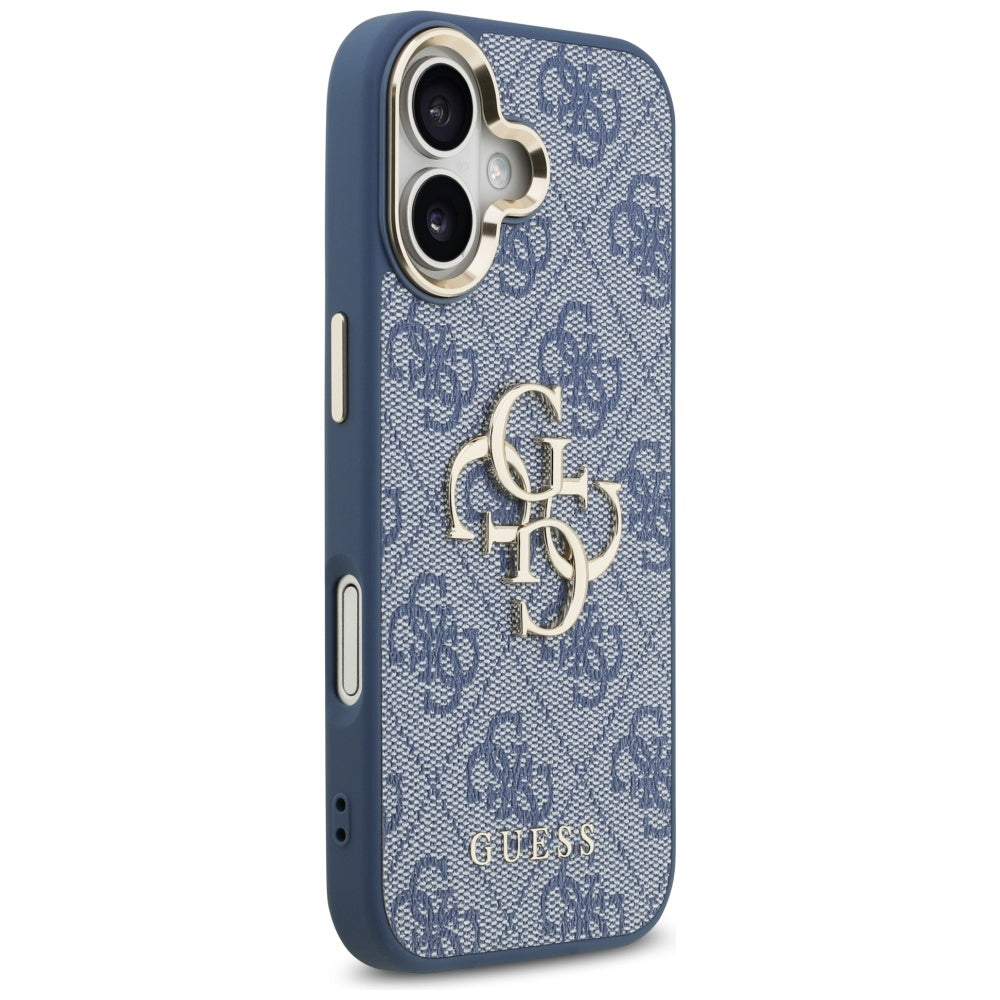 Deksel for Apple iPhone 17, Guess, Big 4G Logo Classic, Gullblå