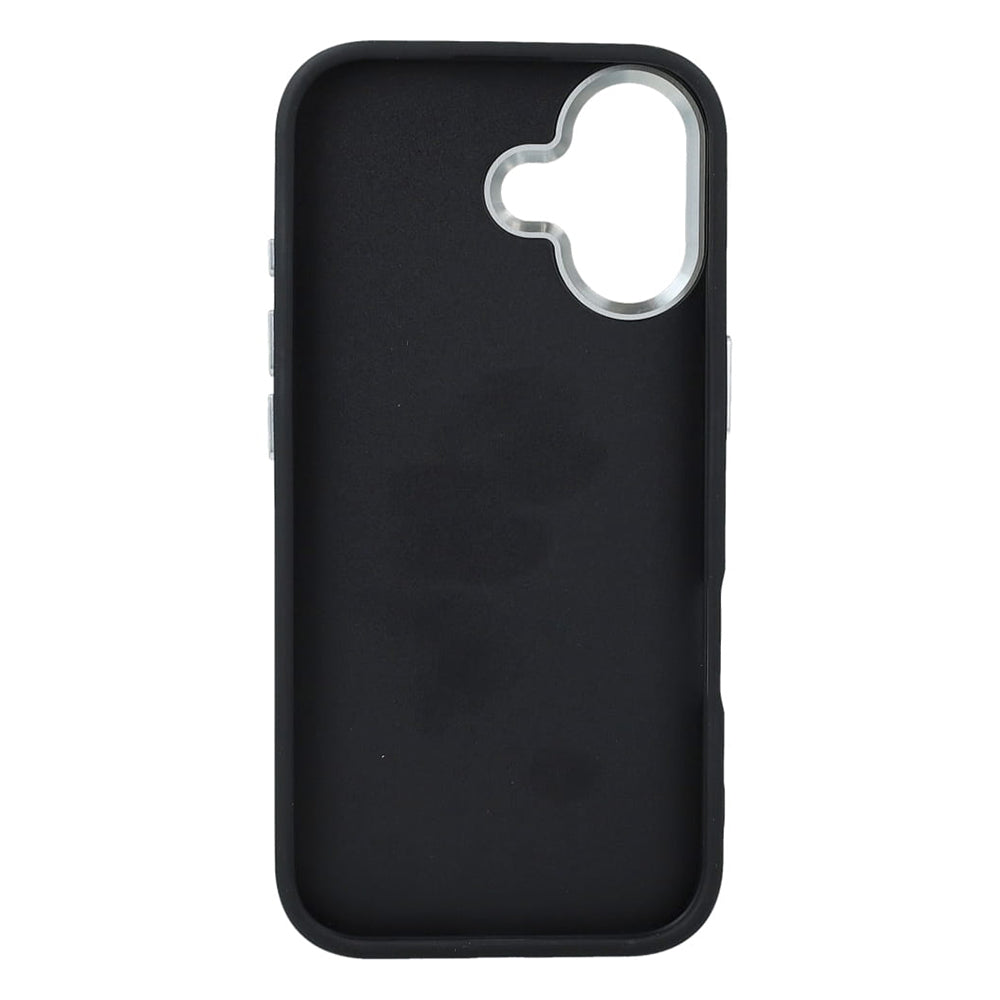 Deksel for Apple iPhone 17, Guess, Big 4G Logo Classic, Svart Sølv