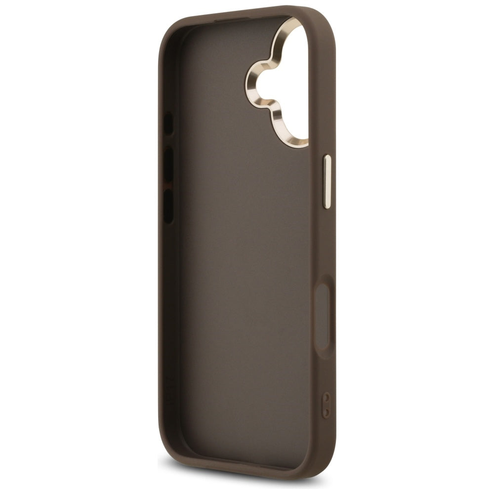 Deksel for Apple iPhone 17, Guess, Big 4G Logo Classic, Gyllen Brun