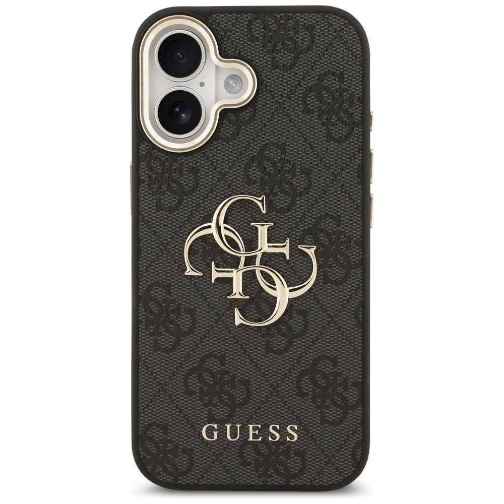 Deksel for Apple iPhone 17, Guess, Big 4G Logo Classic, Svart Gull