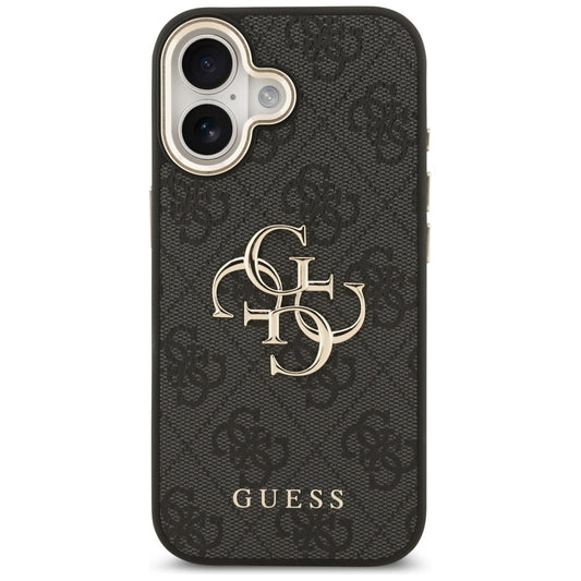 Deksel for Apple iPhone 17, Guess, Big 4G Logo Classic, Svart Gull