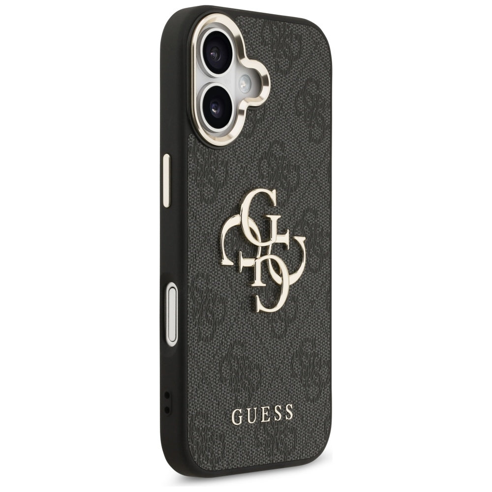 Deksel for Apple iPhone 17, Guess, Big 4G Logo Classic, Svart Gull