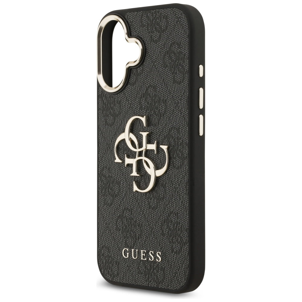 Deksel for Apple iPhone 17, Guess, Big 4G Logo Classic, Svart Gull