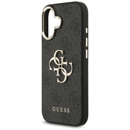 Deksel for Apple iPhone 17, Guess, Big 4G Logo Classic, Svart Gull