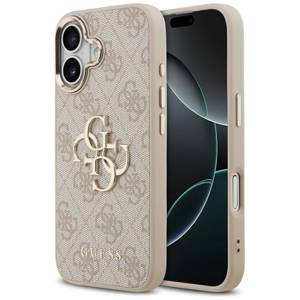 Deksel for Apple iPhone 17, Guess, Big 4G Logo Classic, Rosa Gull