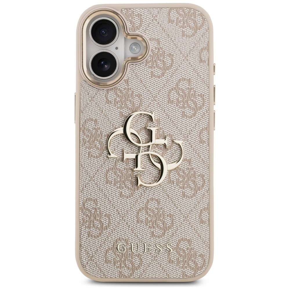 Deksel for Apple iPhone 17, Guess, Big 4G Logo Classic, Rosa Gull