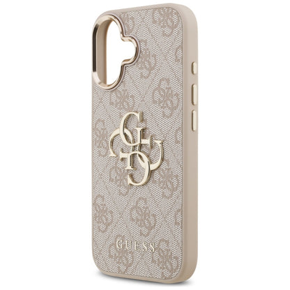 Deksel for Apple iPhone 17, Guess, Big 4G Logo Classic, Rosa Gull