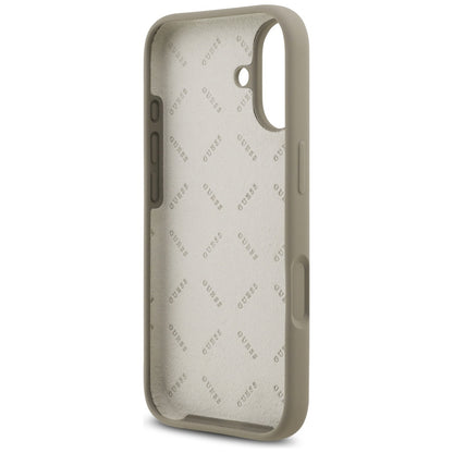 Deksel for Apple iPhone 17, Guess, Big 4G Script, Brun