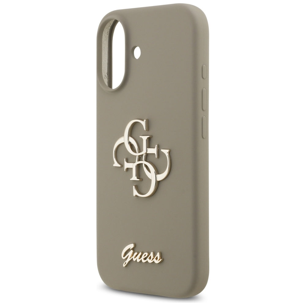 Deksel for Apple iPhone 17, Guess, Big 4G Script, Brun