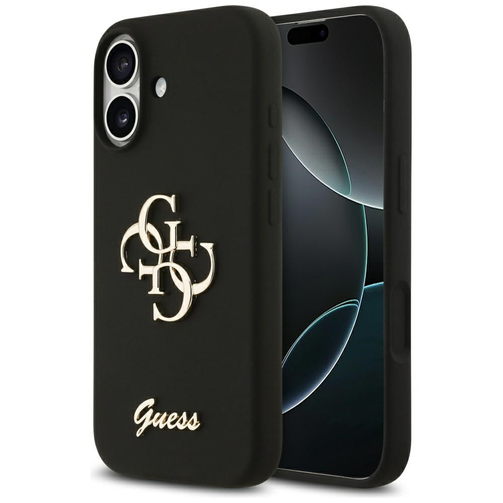 Deksel for Apple iPhone 17, Guess, Big 4G Script, Svart