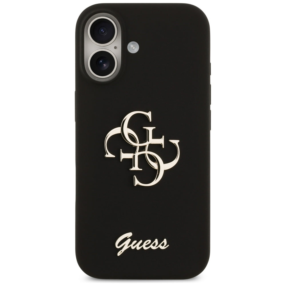 Deksel for Apple iPhone 17, Guess, Big 4G Script, Svart